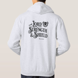 The Lord is my Strength & Shield Royalty  Hoodie