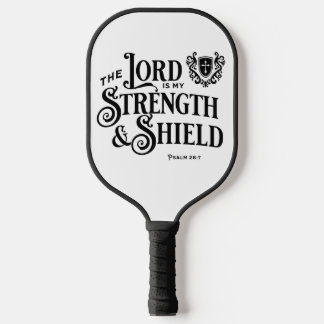 The Lord is my Strength & Shield Royalty Pickleball Paddle