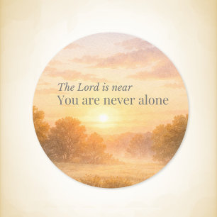 The Lord Is Near Christian Encouragement Sticker