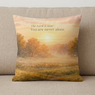 The Lord is Near Christian Faith Encouragement Cushion