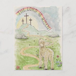 The Lord Is Risen Lamb Card