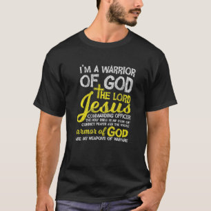 The Lord Jesus Armour Of God Cross Faith Christian T-Shirt