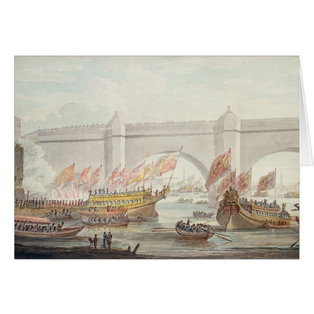 The Lord Mayor landing at Westminster (Front Horizontal)