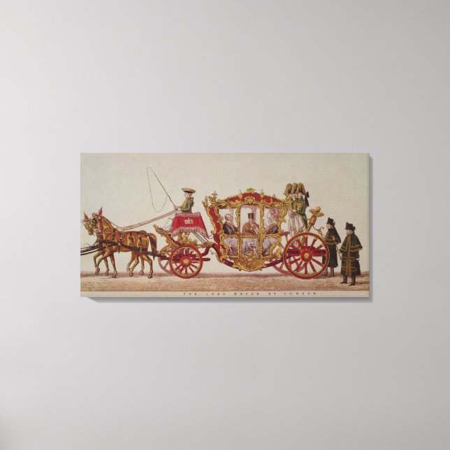 The Lord Mayor of London, 1853 Canvas Print (Front)