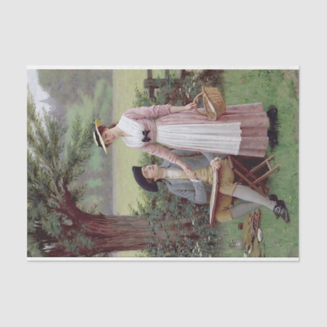 The Lord of Burleigh and his Lady Tissue Paper (Front)