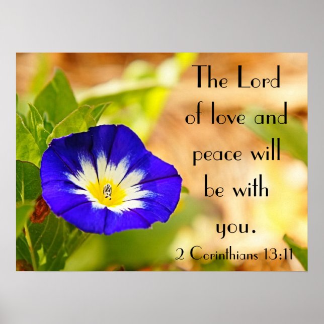 The Lord of love bible verse reminder Poster (Front)