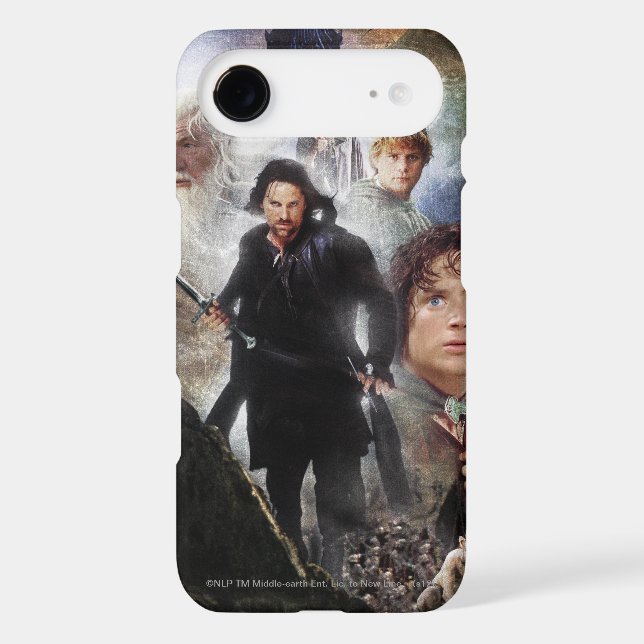 THE LORD OF THE RINGS Character Collage iPod Case-Mate Case (Back)