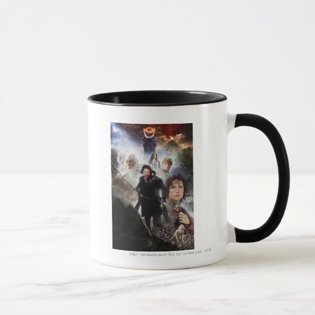 THE LORD OF THE RINGS Character Collage Mug (Right)