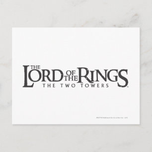 THE LORD OF THE RINGS horizontal logo Postcard