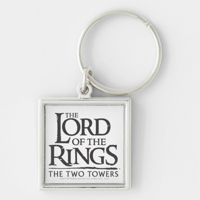 THE LORD OF THE RINGS Stacked Logo Key Ring (Front)