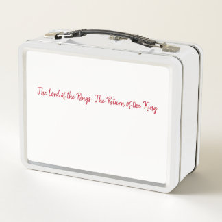 The Lord of the Rings: The Return of the King Metal Lunch Box