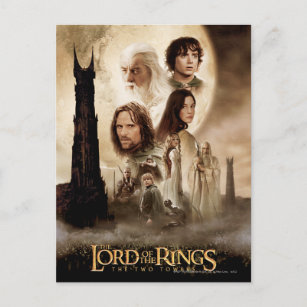 The Lord of the Rings: The Two Towers Movie Poster Postcard