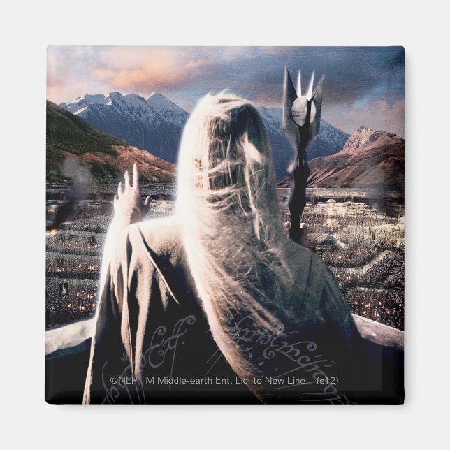 THE LORD OF THE RINGS: TT Saruman Movie Poster Magnet (Front)