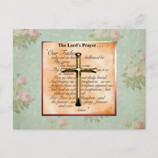 The Lord Prayer Postcard