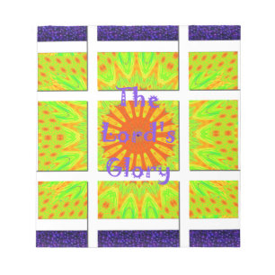 The Lord’s Glorious Geometry: Playful and Creative Notepad