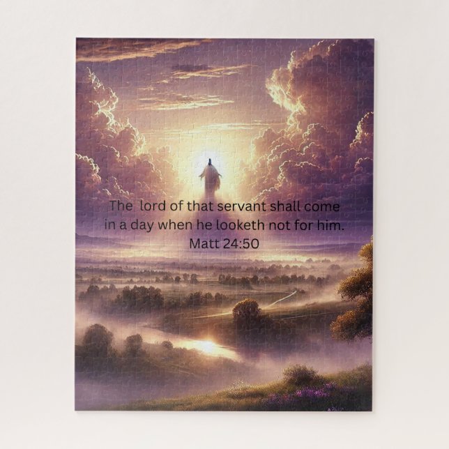 The Lord Shall Come Inspirational Puzzle (Vertical)