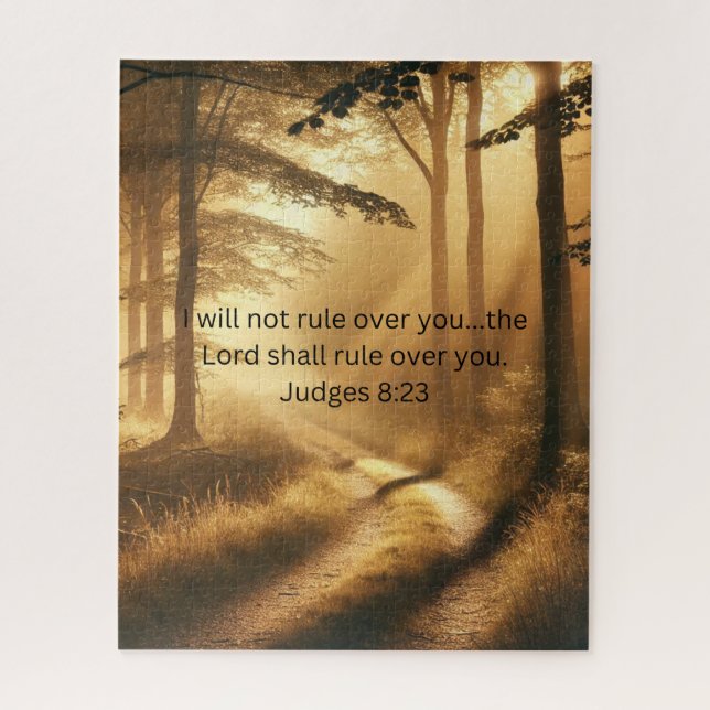 The Lord Shall Rule Inspirational Puzzle (Vertical)