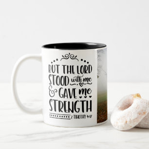 The Lord Stood with Me mug