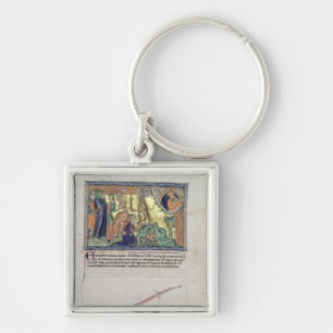 The Lord watching the people worship Key Ring