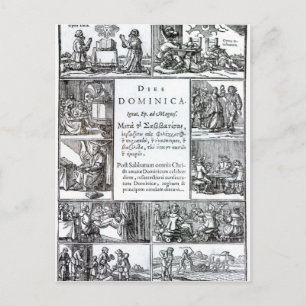 The Lord's Day, 1639 Postcard