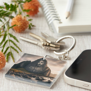 The Lords Face on Rocky Mountain Key Ring