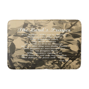The Lords Prayer  Bath Mat