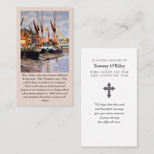 The Lord's Prayer - Blue Purple Green Orange Business Card