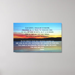 The Lord's Prayer Canvas Print
