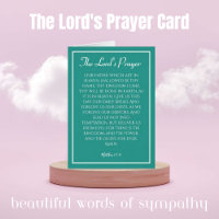 The Lord's Prayer Card