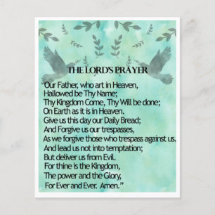 The Lord's Prayer Flyer