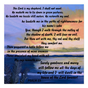 THE LORDS PRAYER Glossy Poster