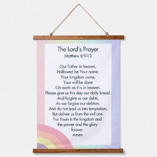 The Lord's Prayer Hanging Tapestry