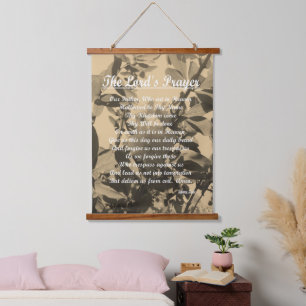 The Lords Prayer Hanging Tapestry