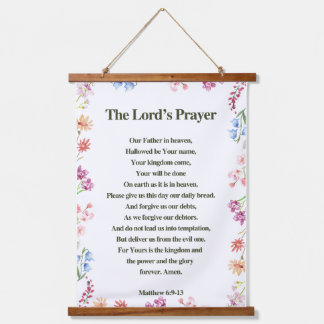 The Lord's Prayer Hanging Tapestry