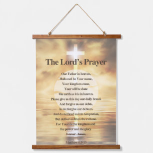 The Lord's Prayer Hanging Tapestry