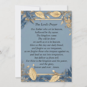 The Lord's Prayer Holiday Card