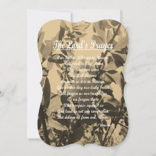 The Lords Prayer Holiday Card