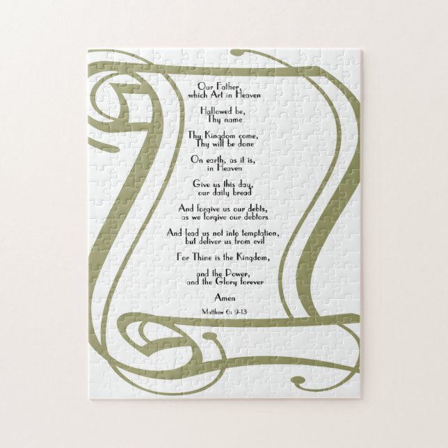 The Lords Prayer Jigsaw Puzzle (Vertical)