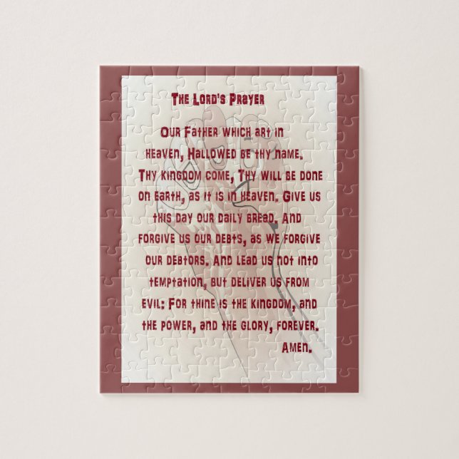 The Lord's Prayer Jigsaw Puzzle (Vertical)