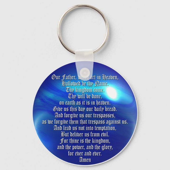The Lord's Prayer Key Ring (Front)