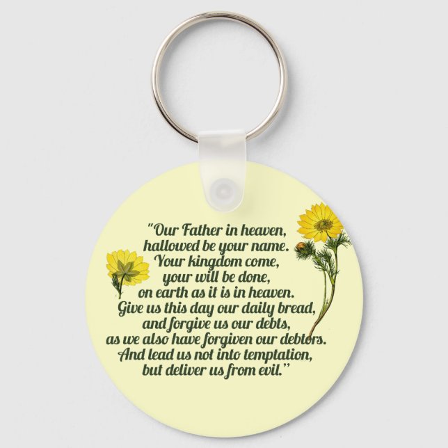 The Lords Prayer Key Ring (Front)