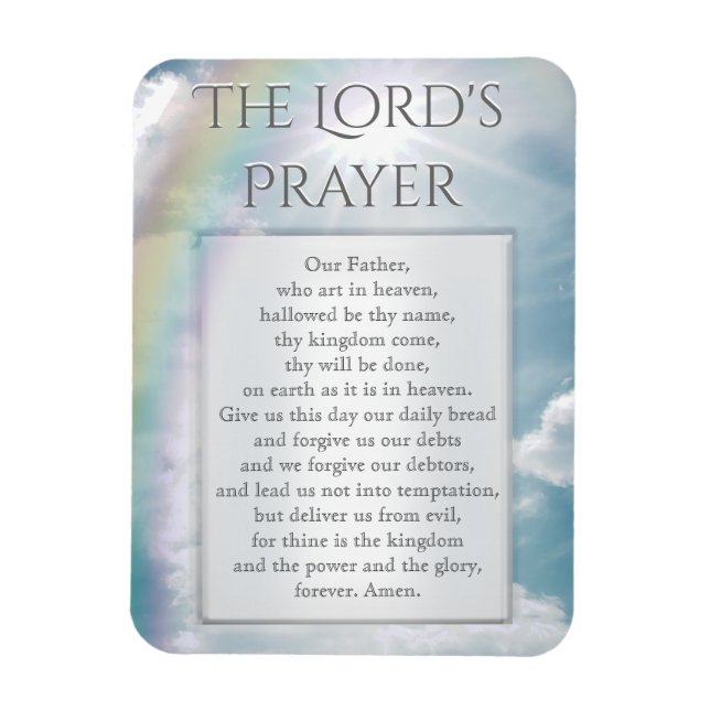 The Lord's Prayer Magnet (Vertical)