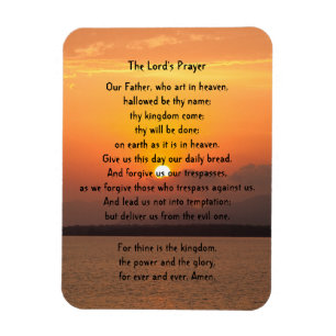 The Lord's Prayer Magnet
