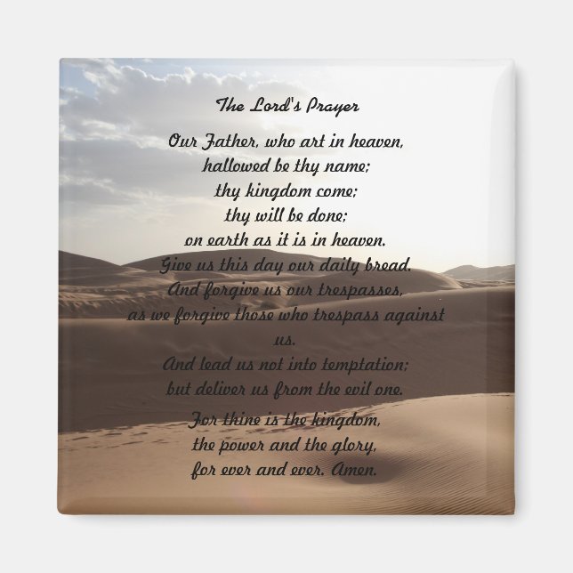 The Lord's Prayer Magnet (Front)