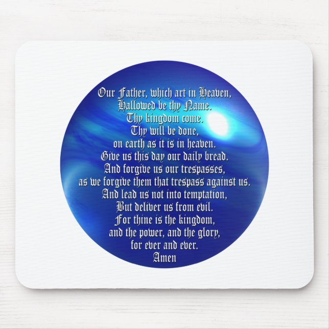 The Lord's Prayer Mouse Mat (Front)