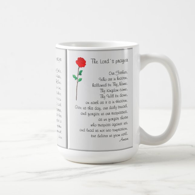THE LORD'S PRAYER MUG (Right)