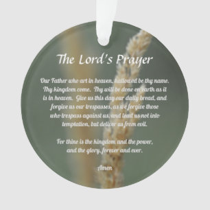 The Lord's Prayer Ornament