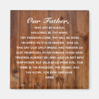 The Lord's Prayer Our Father Who Art in Heaven 