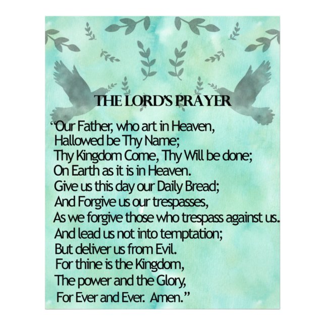 The Lord's Prayer  Photo Print (Front)