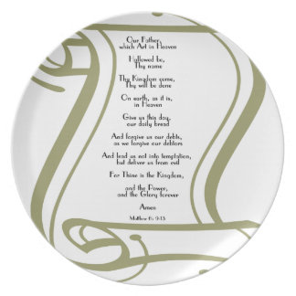 The Lords Prayer Plate